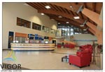 La receptions del Vigor Sporting Center di via Grotta di Gregna 100