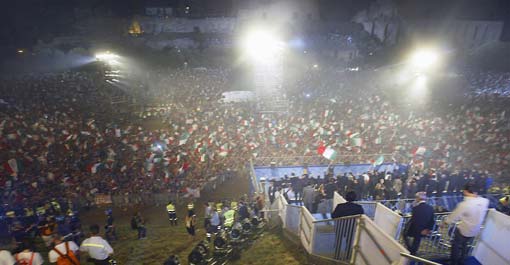 I Campioni del Mondo in trionfo a Roma