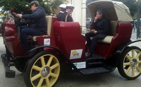 La carrozza elettrica debutta a Villa Borghese