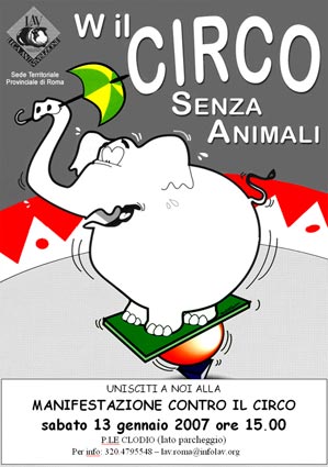 In piazza per i circhi senza animali