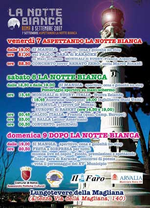 La Notte Bianca nel XV Municipio
