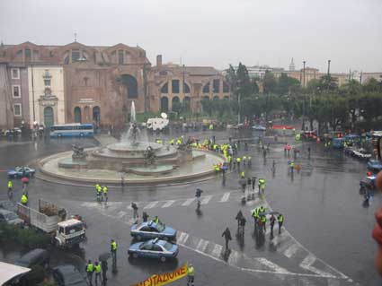 Prove di attentato terrostico a Roma