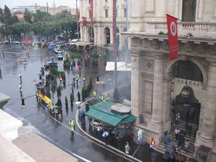Prove di attentato terrostico a Roma