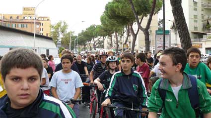 In bicicletta con i bambini al IV Municipio