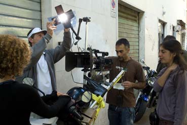 Basta set cinematografici a Garbatella