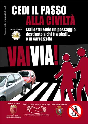 Cedi il passo alla civiltà nel Municipio Roma 6