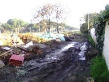 Rimossa anche la discarica di via Ferrata all’Infernetto