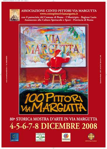 Via Margutta: mostra natalizia dell’Associazione dei pittori