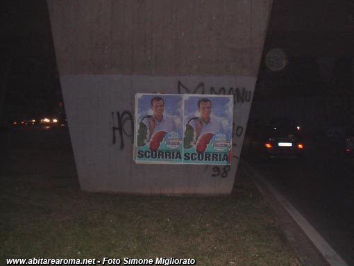 Nuovamente sporcati i muri del ‘ponte’ di via Viscogliosi