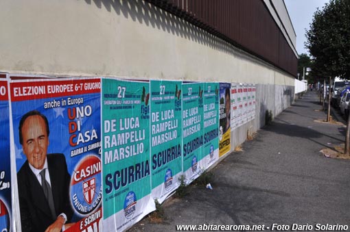 Affissioni Elettorali: la lista degli abusi e degli abusivi nel X
