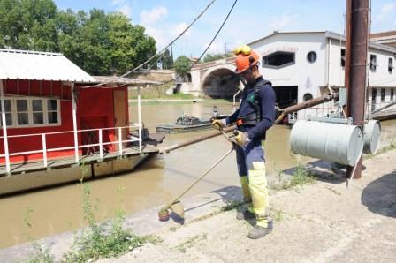 Proseguono i lavori di riqualificazione del Tevere iniziati il 30 marzo