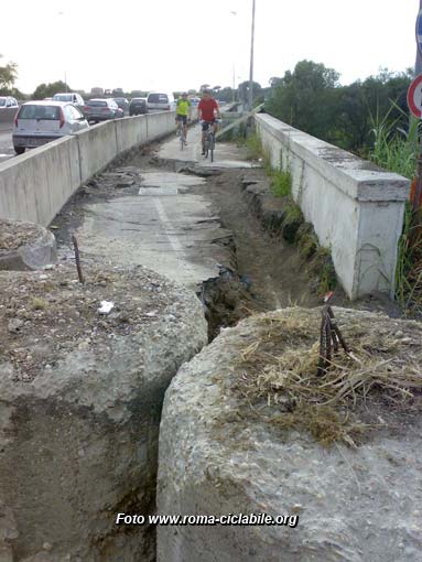 Ciclabilità romana… un optional!