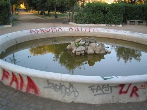 Emergenza fontane Villa Chigi