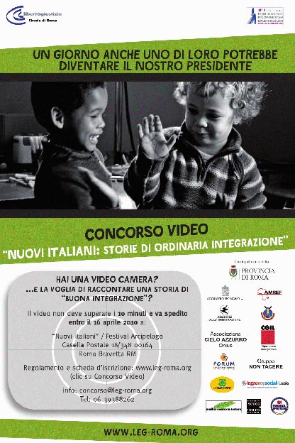 Al via il Concorso Video ‘Nuovi Italiani: storie di ordinaria integrazione’