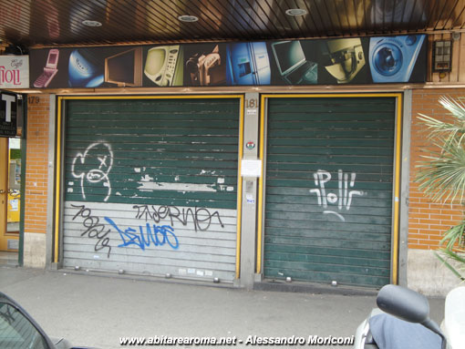 In forte crisi il commercio su via dei Castani a Centocelle