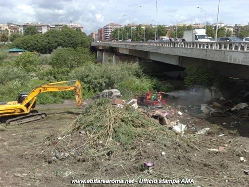 La bonifica dell’area di Ponte Marconi e del Ponte dell’Industria