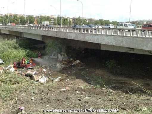 La bonifica dell’area di Ponte Marconi e del Ponte dell’Industria