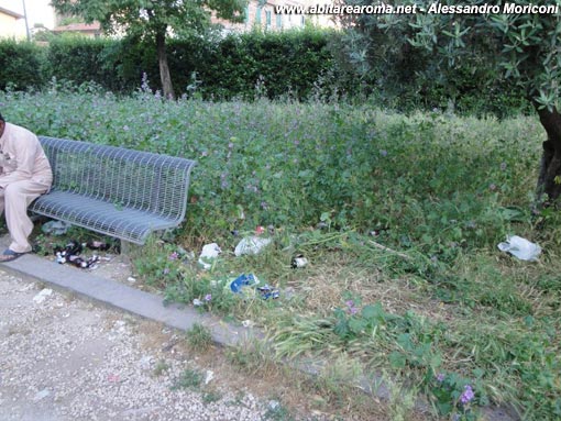 Sopralluogo di Palmieri al Parco Sangalli