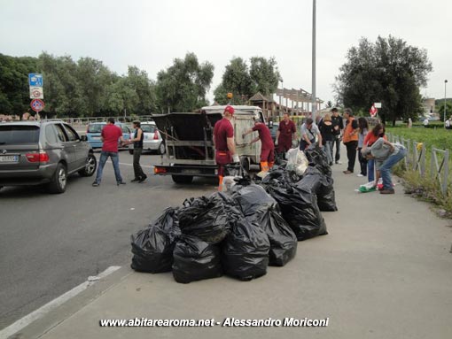 Sopralluogo di Palmieri al Parco Sangalli