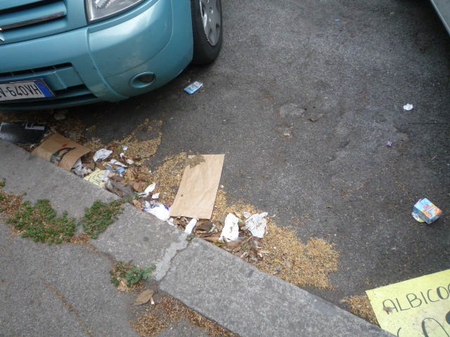 Degrado alla stazione Ostiense