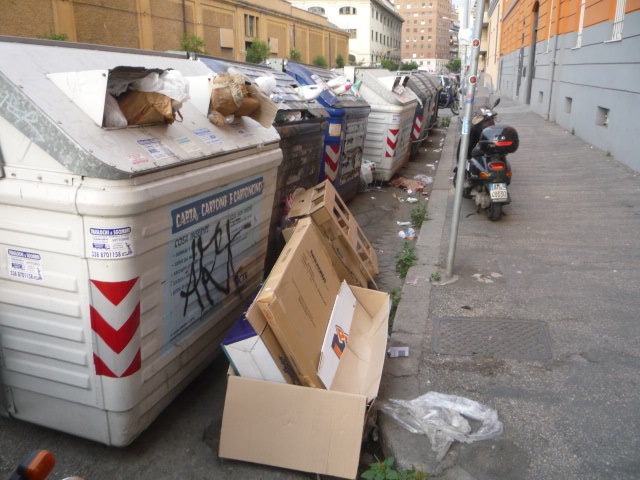 Degrado alla stazione Ostiense