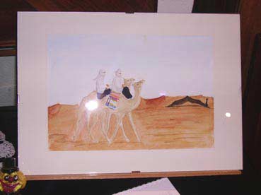 Caratteristica mostra di pittura al Pigneto