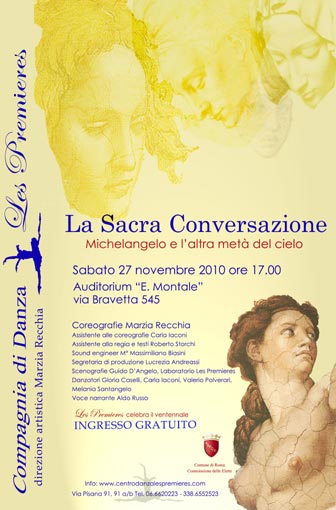 La Sacra Conversazione. Michelangelo e l’altra metà del cielo