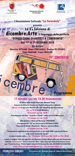 Generazioni di Artisti a Confronto, a Centocelle