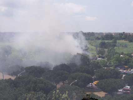 VIII Municipio e VII Municipio: ennesimo incendio in viale Togliatti