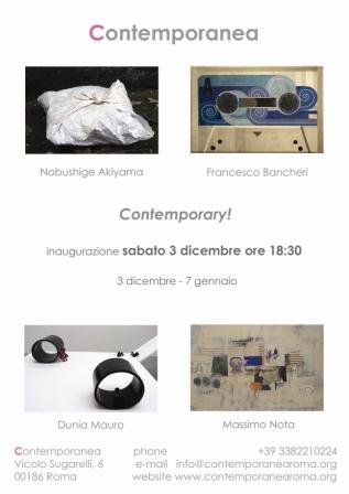 Contemporary! Dal 3 dicembre al 7 gennaio 2012 a vicolo Sugurelli