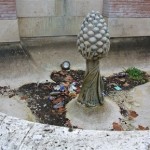 pigna in bronzo Nena