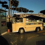 Via Foro Traiano strisce