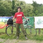 Claudia Tifi in bici