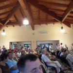 La sala del Centro Anziani Quarticciolo