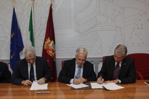 Firma protocollo Ama-Questura di Roma