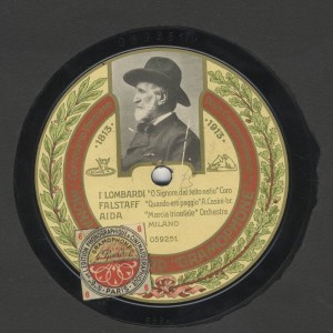 12 - Disco per il centenario verdiano, 1913