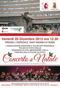 Locandina Concerto Natale  Osp. SantAndrea