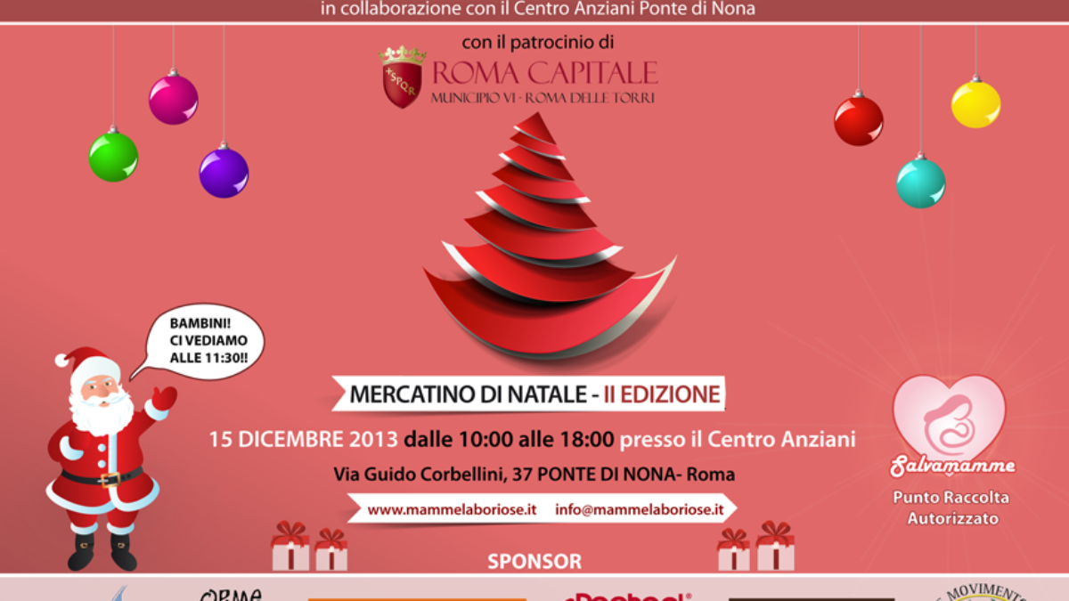 Creazioni Lavoretti Mercatino Di Natale.L Associazione Mamme Laboriose Organizza La 2 Edizione De Il Mercatino Di Natale