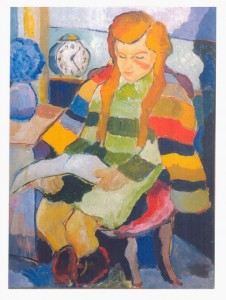 049 - Bambina che legge