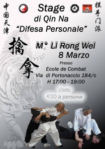 Locandina stage Qin Na