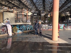 Metro Cipro operazione decoro urbano con Alfonsi