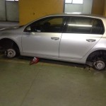 auto gomme rubate tor tre teste