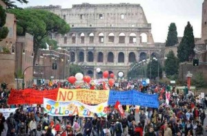 Cortei a Roma