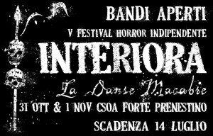 IV Festival Horror Indipendente INTERIORA - bandi aperti 2014