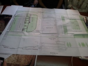 Plamimetria area ritrovamenti archeologici prenestina tor tre teste