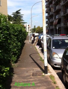 Due residenti all'altezza di via Lepetit 211 "sorprese" mentre armate di guanti buttano nei secchioni i rifiuti accantonati li vicino dimostrando un eccezionale senso civico. BRAVE!