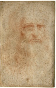 Fig. 1 Autoritratto Leonardo Recto
