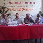 Da sx Giorgio Nena, Matteo Vercesi, Roberto Pagan e Maurizio Casagrande presentano il libro 'Un Altro Veneto'