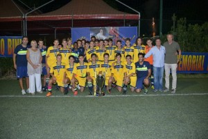 foto premiazione prima classificata Memorial alessandro Bini