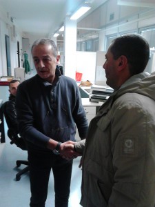 L'ultimo giorno di lavoro di Fabio Marconi